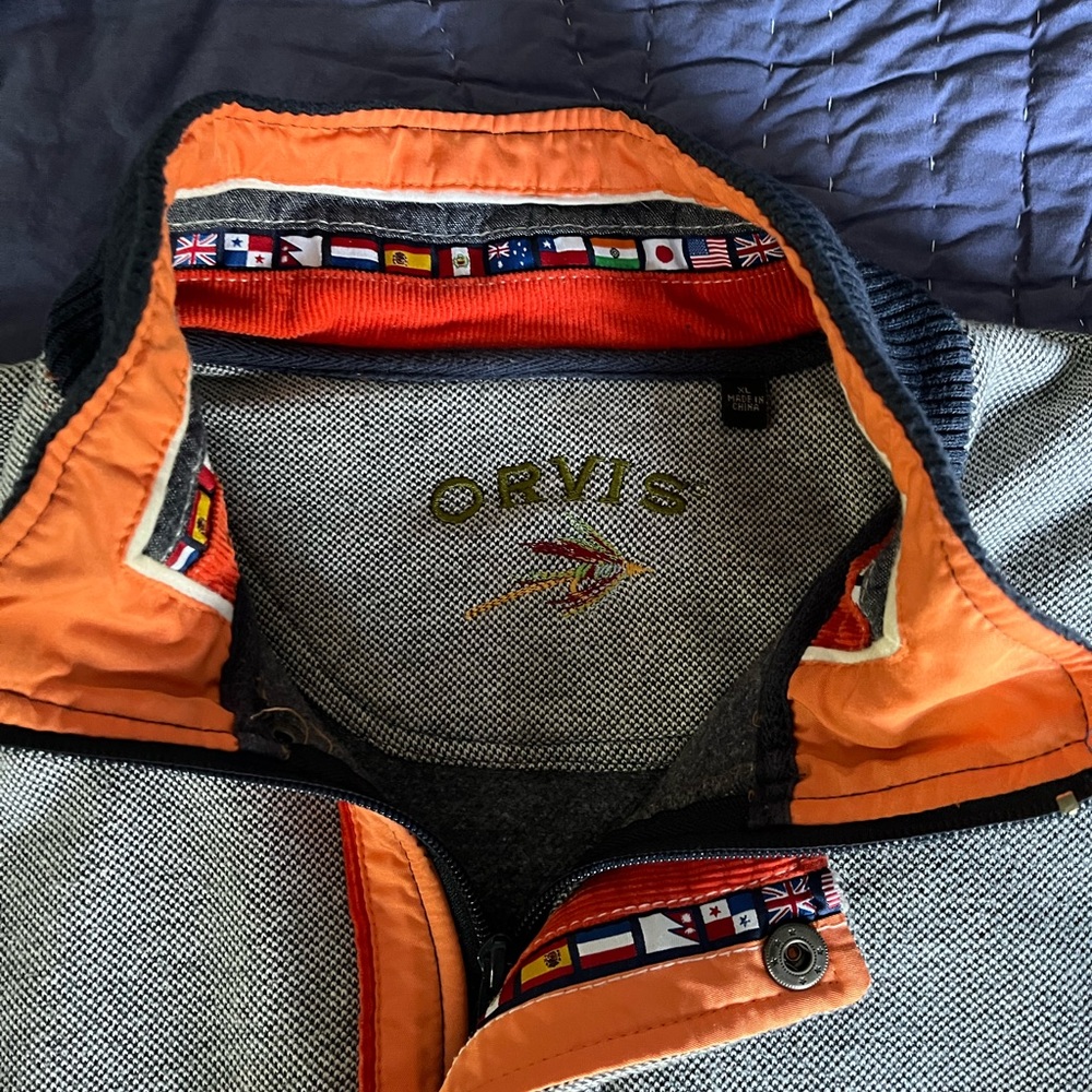 Orvis XL Flag Sweater